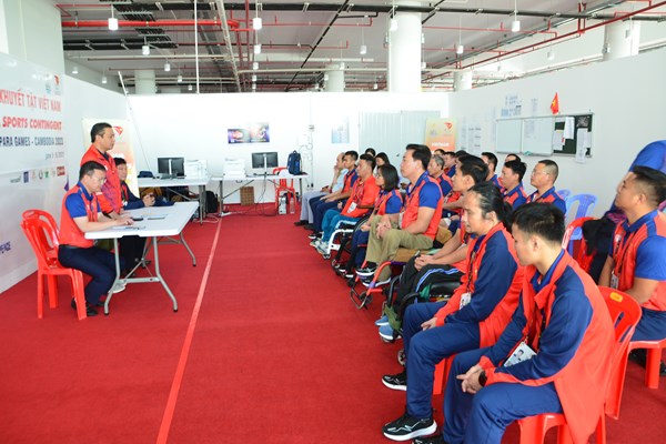 Thứ trưởng Hoàng Đạo Cương: Tại ASEAN Para Games, các VĐV hãy thể hiện được phẩm chất tốt đẹp của người Việt Nam - Anh 1