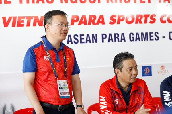 Thứ trưởng Hoàng Đạo Cương: Tại ASEAN Para Games, các VĐV hãy thể hiện được phẩm chất tốt đẹp của người Việt Nam - Anh 3