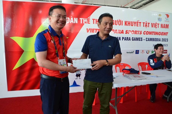 Thứ trưởng Hoàng Đạo Cương: Tại ASEAN Para Games, các VĐV hãy thể hiện được phẩm chất tốt đẹp của người Việt Nam - Anh 4
