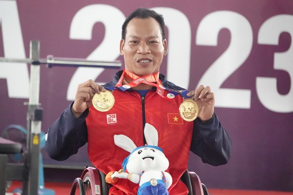 Lê Văn Công giành HCV, thống trị ASEAN Para Games suốt 16 năm - Anh 3