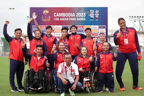 ASEAN Para Games 12: Đoàn Việt Nam vượt chỉ tiêu, xếp hạng ba toàn đoàn - Anh 3