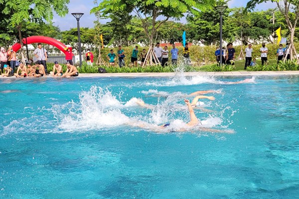 Bình Dương: Phát động toàn dân tập luyện môn bơi, phòng, chống đuối nước trẻ em - Anh 3