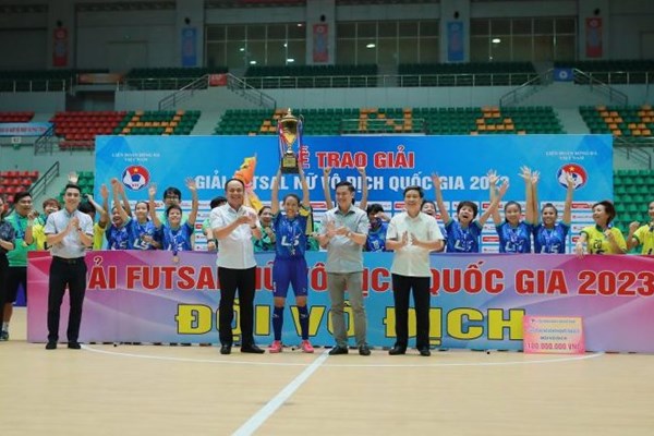 Thái Sơn Nam TP.HCM giành “ngôi hậu” giải Futsal VĐQG - Anh 2