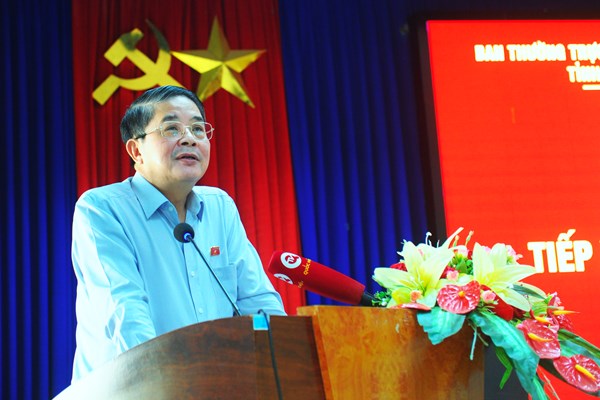 Phó Chủ tịch Quốc hội Nguyễn Đức Hải tiếp xúc cử tri đảo Cù Lao Chàm- Hội An - Anh 1