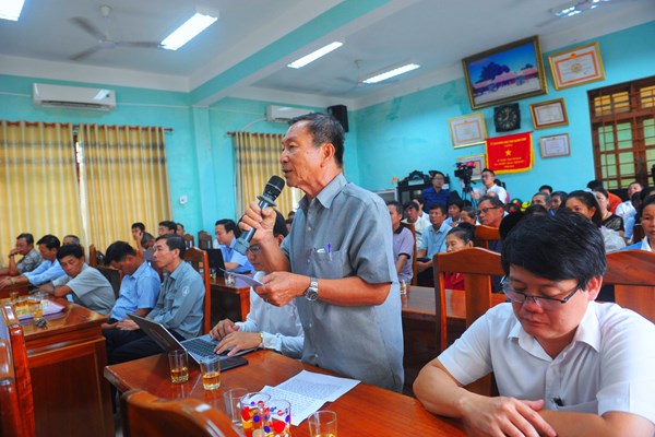 Phó Chủ tịch Quốc hội Nguyễn Đức Hải tiếp xúc cử tri đảo Cù Lao Chàm- Hội An - Anh 2
