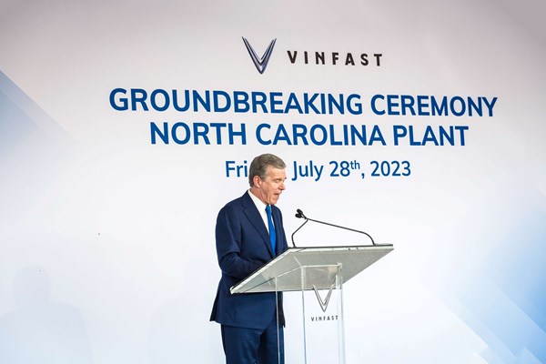 Vinfast khởi công nhà máy sản xuất xe điện tại Carolina - Anh 4