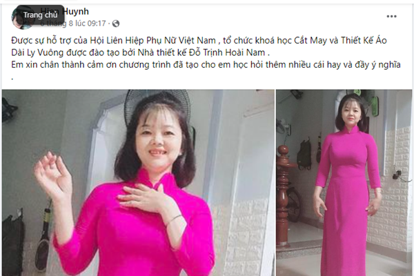 Gần 1.000 phụ nữ học thiết kế áo dài ly vuông từ NTK Đỗ Trịnh Hoài Nam - Anh 3