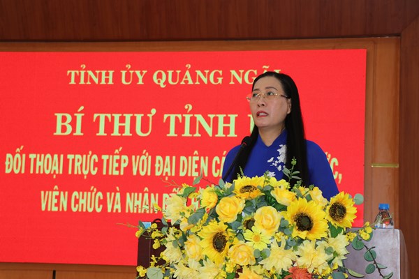 Bí Thư Tỉnh ủy Quảng Ngãi đối thoại với cán bộ, nhân dân huyện miền núi Trà Bồng - Anh 1