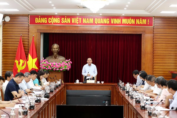 Bộ trưởng Nguyễn Văn Hùng: Công tác phòng, chống doping phải được đặt lên hàng đầu khi chuẩn bị cho VĐV dự Asian Games 19 - Anh 2