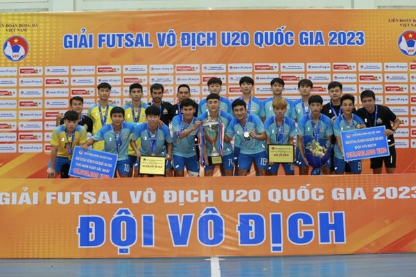 Cao Bằng vô địch Giải Futsal U20 Quốc gia 2023 - Anh 1