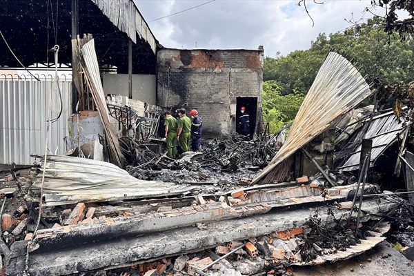 Tập trung khắc phục hậu quả, điều tra nguyên nhân vụ cháy nghiêm trọng tại Bình Thuận - Anh 1