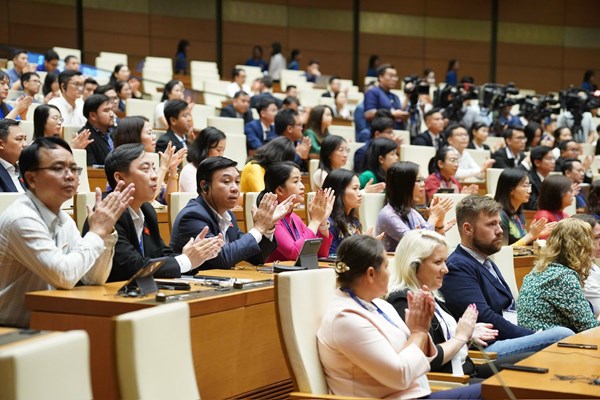 Hội nghị Nghị sĩ trẻ toàn cầu lần thứ 9: Tăng cường năng lực số cho thanh niên - Anh 2