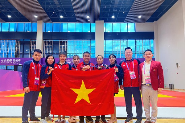 Jujitsu mang về thêm 1 HCĐ cho Thể thao Việt Nam tại Asian Games 19 - Anh 2