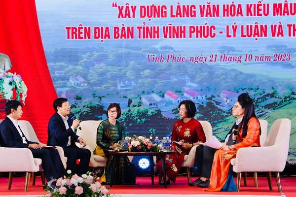 Từ xây dựng Làng văn hóa kiểu mẫu ở Vĩnh Phúc: Minh chứng sinh động cần thiết xây dựng Chương trình mục tiêu quốc gia về văn hóa - Anh 1