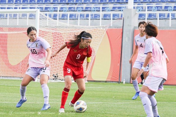 Tuyển nữ Việt Nam không thể tạo bất ngờ trước Nhật Bản - Anh 1