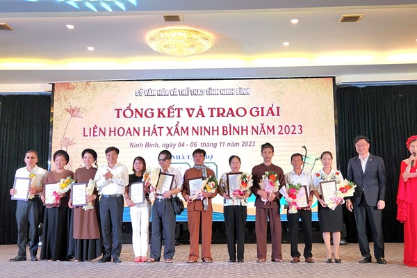 Liên hoan hát Xẩm Ninh Bình mở rộng năm 2023: Bảo tồn và phát huy giá trị truyền thống - Anh 2