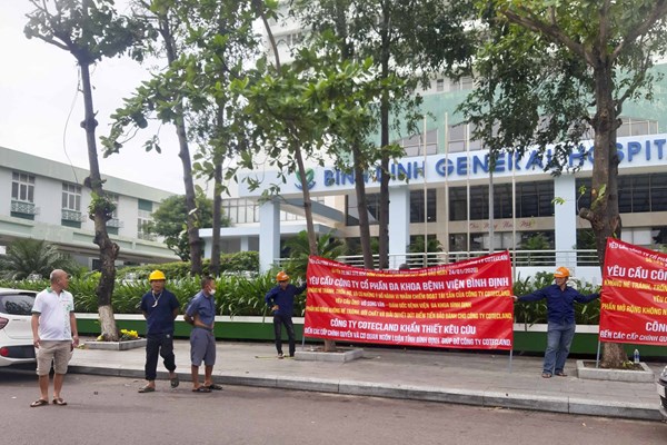 Có chăng Công ty Cổ phần Bệnh viện Đa khoa Bình Định, nợ hơn 22 tỉ đồng phí bảo hành công trình - Anh 1