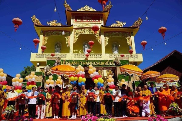 Khánh thành trùng tu chùa Việt Nam tại Lào - Anh 1