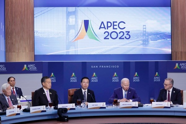 Chủ tịch nước dự Đối thoại giữa các nhà Lãnh đạo các nền kinh tế APEC - Anh 1