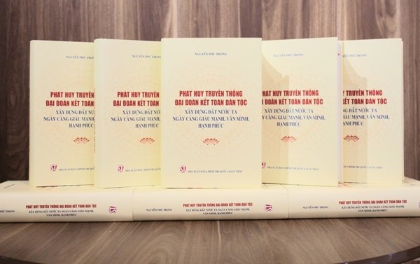 Ra mắt cuốn sách của Tổng Bí thư Nguyễn Phú Trọng về truyền thống đại đoàn kết toàn dân tộc - Anh 1