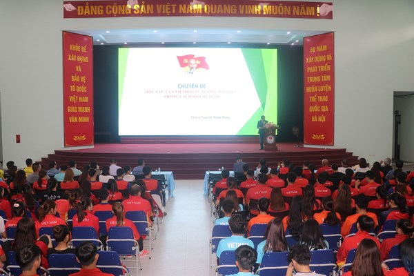 Quyết liệt hành động để thể thao Việt Nam vươn xa (Bài cuối): Chú trọng xây dựng môi trường văn hóa tại các Trung tâm Huấn luyện thể thao quốc gia - Anh 1