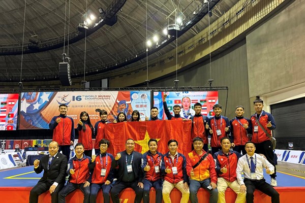 Wushu Việt Nam giành 5 HCV thế giới, xếp hạng nhì toàn đoàn - Anh 2