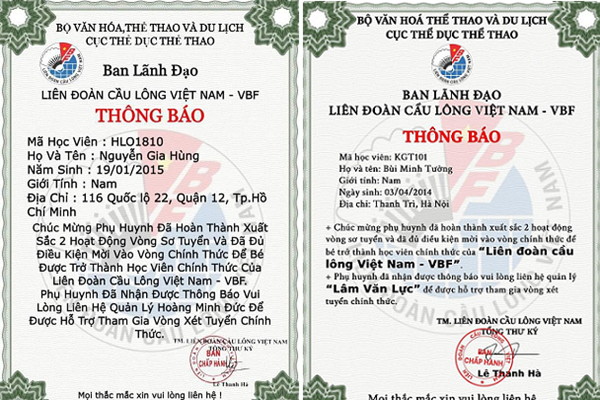 Mạo danh Liên đoàn Cầu lông Việt Nam để lừa đảo: Cảnh giác, tránh bị kẻ gian lợi dụng - Anh 2