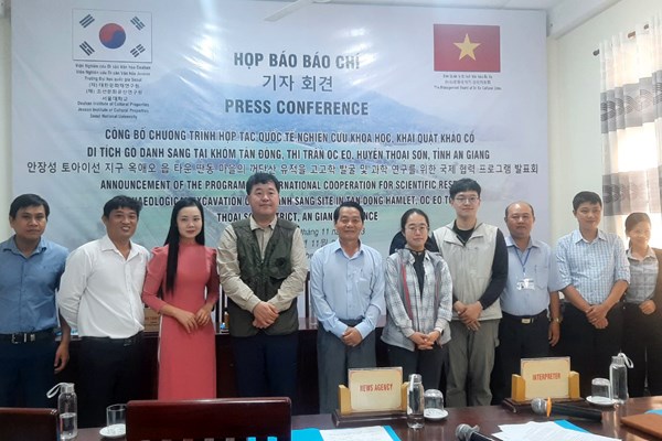 Việt Nam - Hàn Quốc hợp tác nghiên cứu khoa học, khai quật khảo cổ di tích gò Danh Sang, An Giang - Anh 3