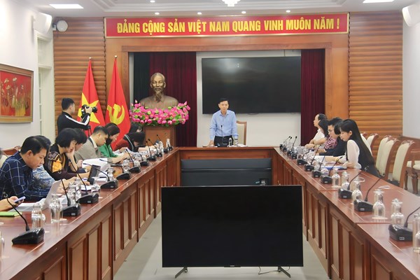 Rà soát công tác chuẩn bị Hội nghị toàn quốc về phát triển các ngành công nghiệp văn hoá Việt Nam - Anh 2