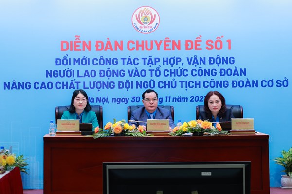 Nhiều điểm mới trong cách thức tổ chức Đại hội XIII Công đoàn Việt Nam - Anh 1