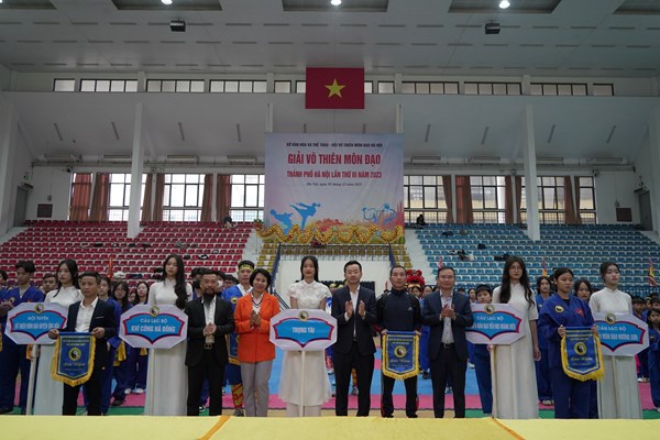 Khai mạc Giải võ Thiên Môn Đạo TP Hà Nội - Anh 1