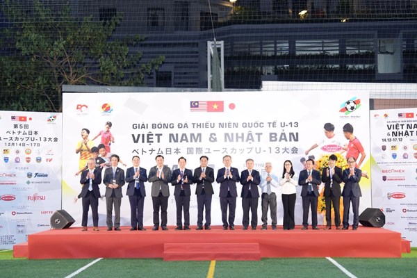 Khởi tranh Giải bóng đá Thiếu niên quốc tế U13 Việt Nam – Nhật Bản năm 2023 - Anh 1