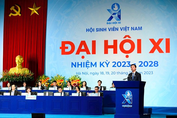 Bế mạc Đại hội đại biểu toàn quốc lần thứ XI Hội Sinh viên Việt Nam - Anh 1