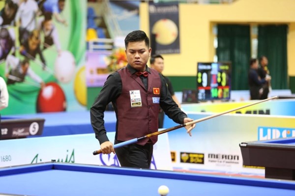 Nhà vô địch SEA Games Thanh Tự thắng lớn tại giải Billiards Carom 3 băng HBSF 2023 - Anh 1