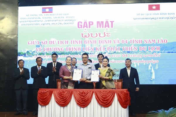 Bình Định liên kết phát triển du lịch với các tỉnh Nam Lào - Anh 3