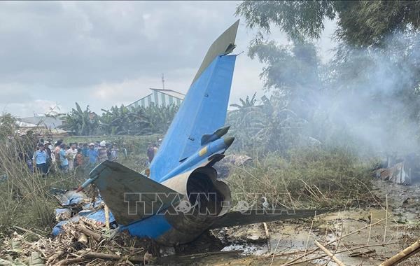 Máy bay quân sự bị rơi tại Quảng Nam, phi công thoát hiểm an toàn - Anh 1