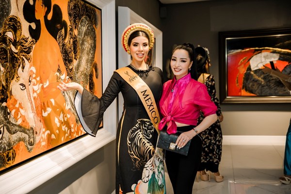 NTK Châu Loan tự hào góp phần quảng bá và tôn vinh áo dài Việt - Anh 6