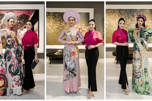 NTK Châu Loan tự hào góp phần quảng bá và tôn vinh áo dài Việt - Anh 5