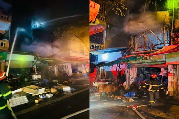 Vụ cháy rạng sáng tại phố Hàng Lược (Hà Nội): 1 người thoát nạn, 4 người tử vong - Anh 1