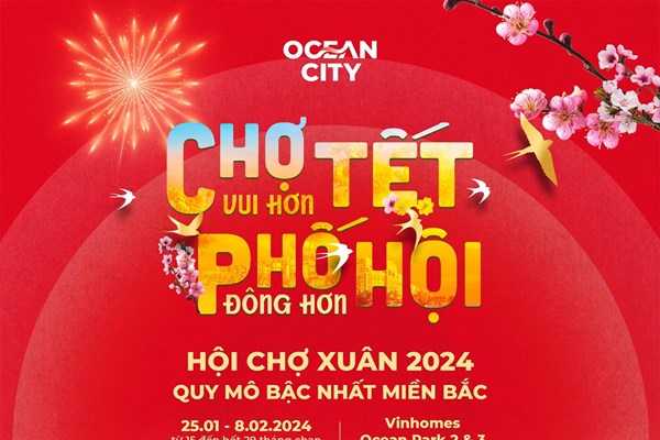 Vinhomes tổ chức Hội chợ Xuân 2024 quy mô bậc nhất tại Việt Nam - Anh 1