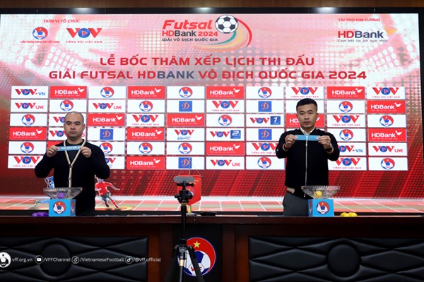 Tám đội bóng tham dự Giải Futsal VĐQG 2024 - Anh 1