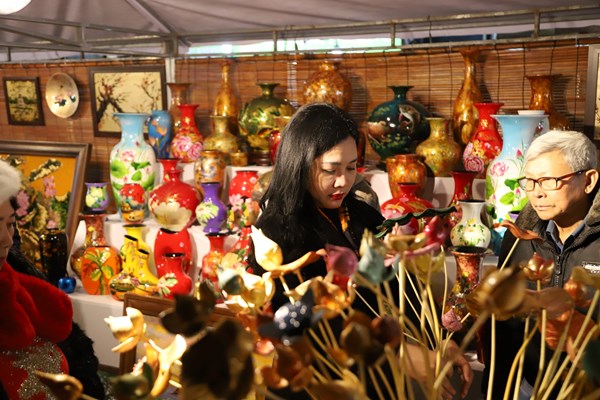 Hà Nội khai mạc chợ hoa Tết truyền thống phố Hàng Lược - Anh 4