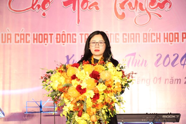 Hà Nội khai mạc chợ hoa Tết truyền thống phố Hàng Lược - Anh 1