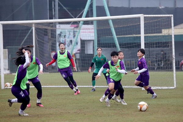 U20 nữ Việt Nam tích cực chuẩn bị cho giải châu Á - Anh 1