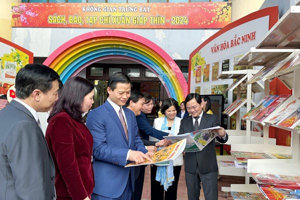 Bắc Ninh: Khai mạc Hội Báo Xuân Giáp Thìn và trao giải báo chí về Xây dựng Đảng - Anh 2