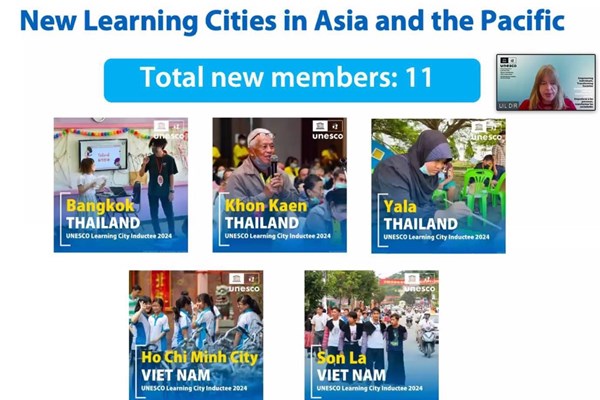 TP Sơn La và TP.HCM là thành viên “Mạng lưới thành phố học tập toàn cầu” - Anh 1
