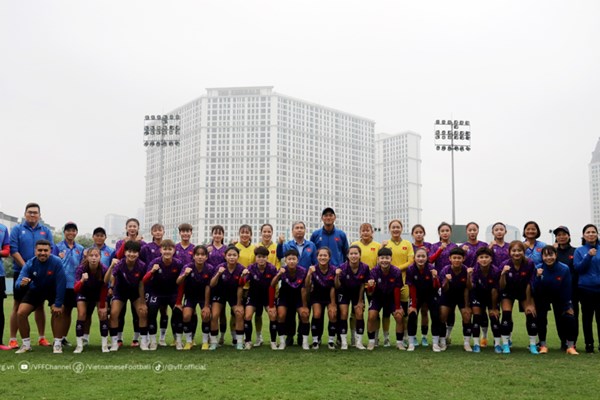 U20 nữ Việt Nam sẽ thi đấu với 100% quyết tâm tại giải châu Á - Anh 2