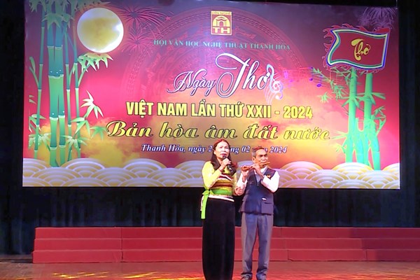 Sôi nổi Ngày thơ Việt Nam 2024 tại Thanh Hóa - Anh 1