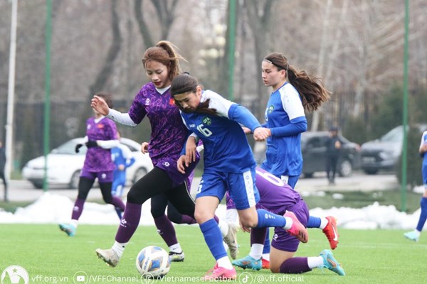 U20 nữ Việt Nam thắng 4-1 trước U20 nữ Uzbekistan - Anh 2