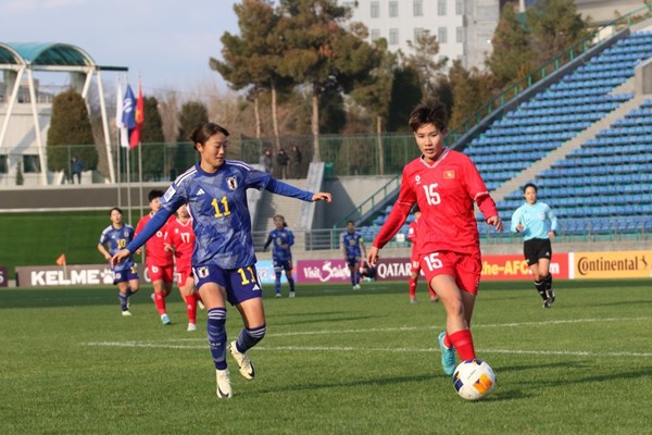 U20 nữ Việt Nam thất bại trước Nhật Bản tại vòng loại World Cup - Anh 1